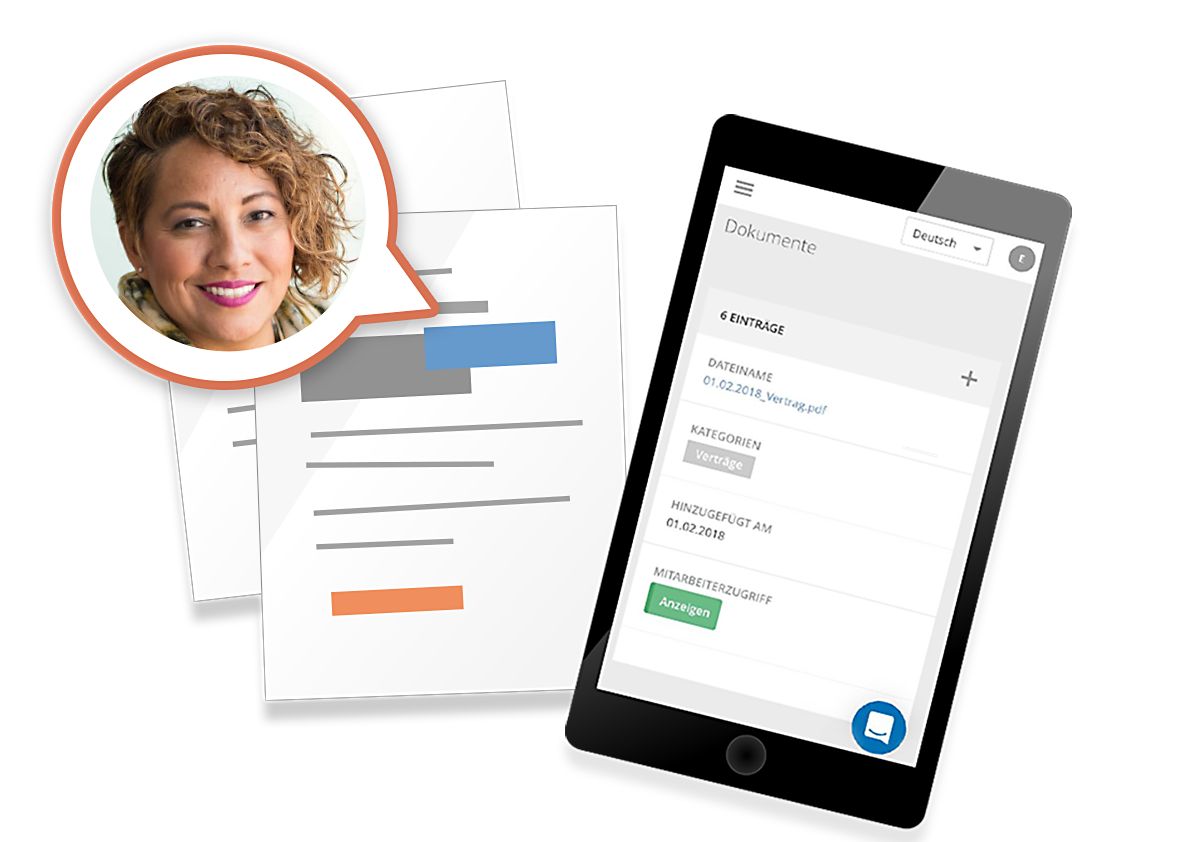 The folder and access right can be adjusted individually, for a guaranteed fit to your requirements.