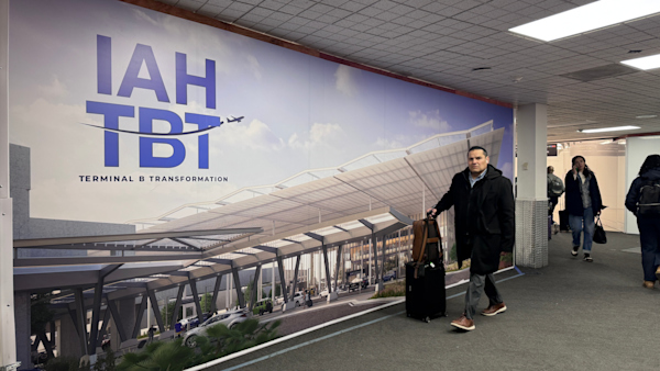 Construction advances as IAH Terminal B preps for a modern upgrade