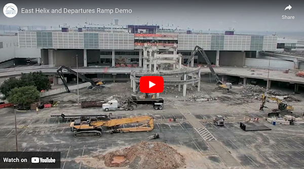 Demolition in fast forward: United's Terminal B Transformation takes shape
