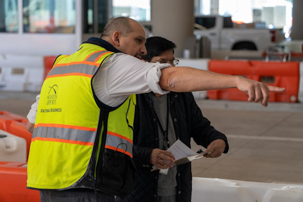Behind the Scenes: Houston Airports employees readied the new IAH International Arrivals Curb
