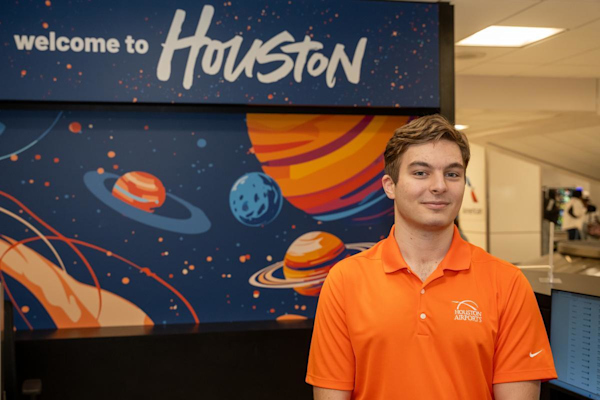 David Burca Houston Airports Volunteer