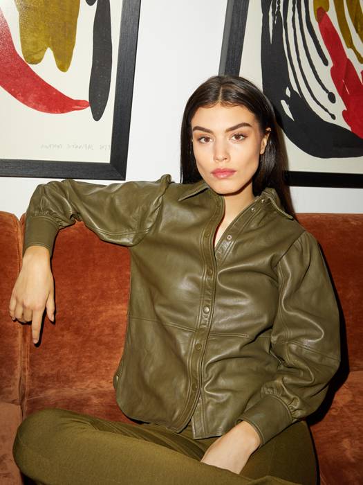 Pre-Owned Leather Shirts