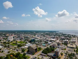 Aerial view of Pensacola, FL
