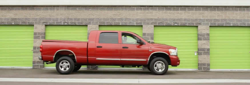 Truck At A Storage Unit
