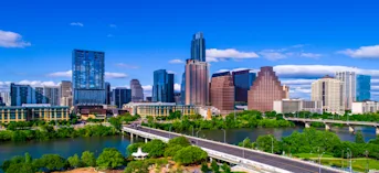 Skyline view of downtown Austin, TX
