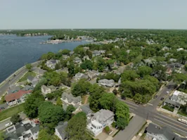 Aerial view of Toms River, NJ