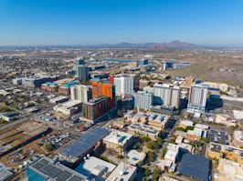 Aerial view of Tempe, AZ