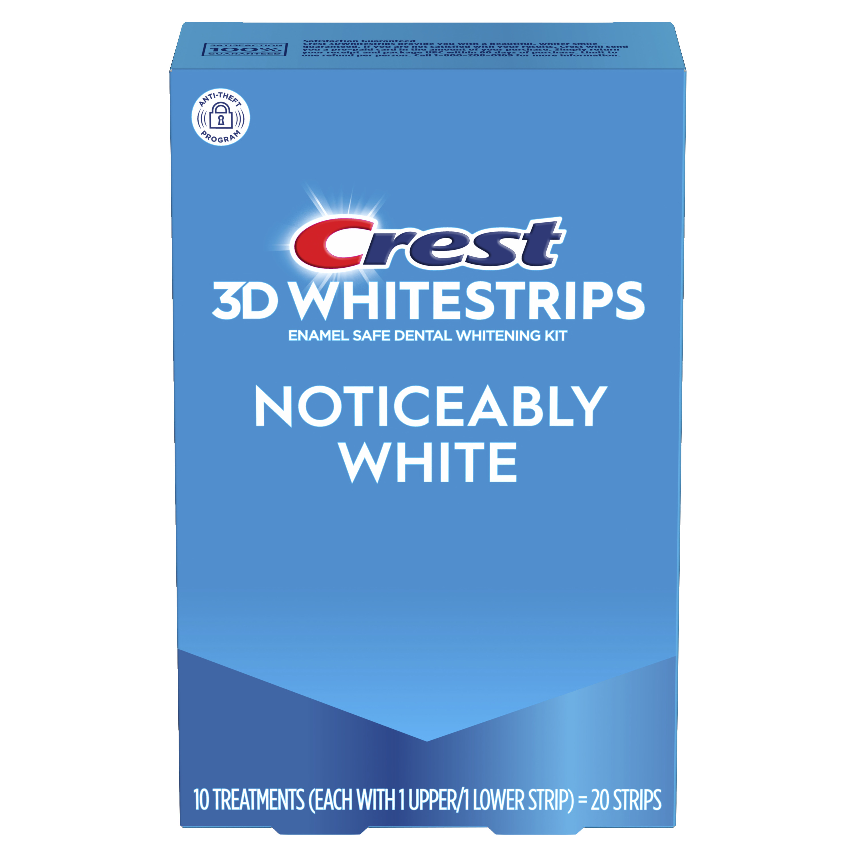 Crest 3DWhitestrips Noticeably White At-home Teeth Whitening Kit