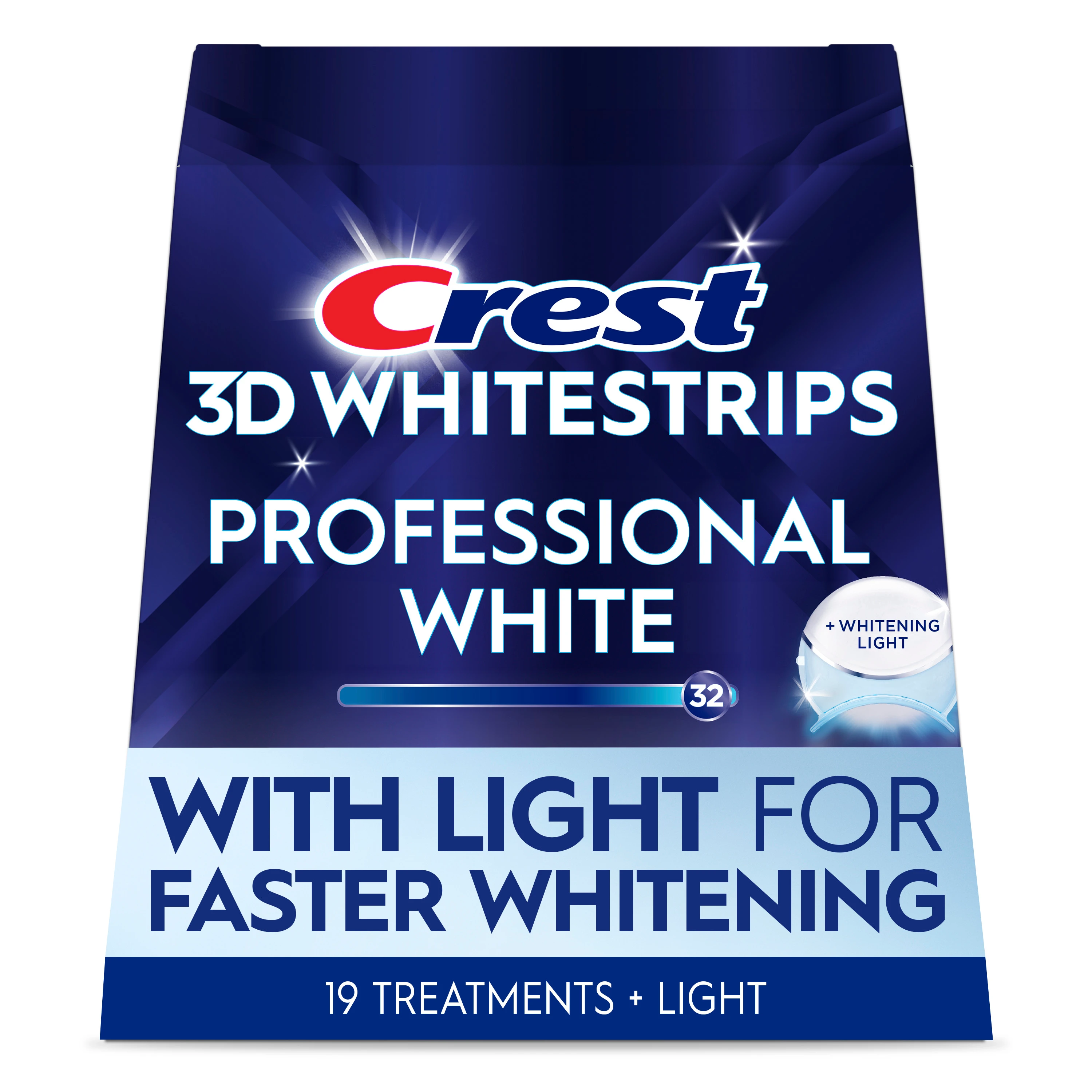 With light for faster whitening