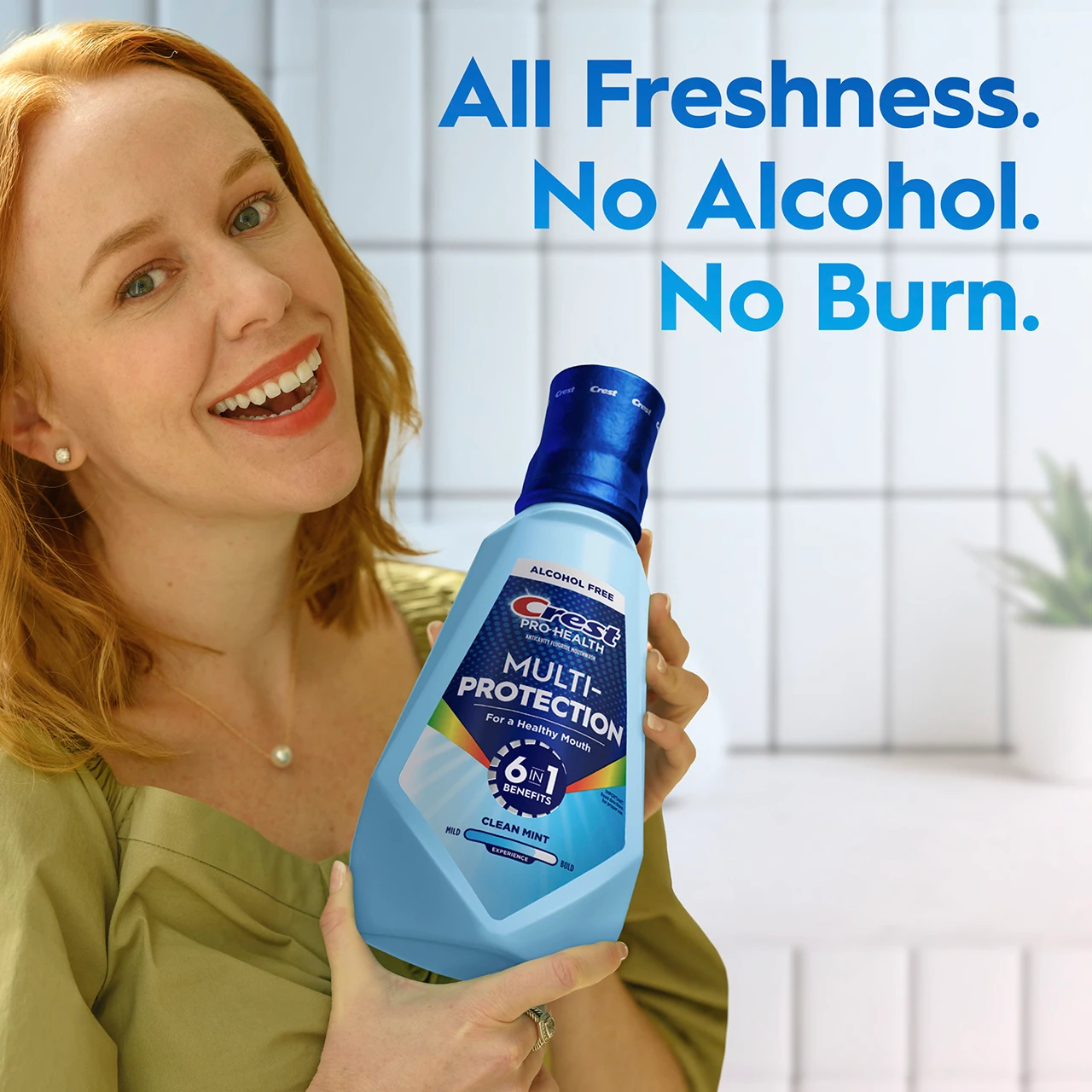 All Freshness. No alcohol. No burn