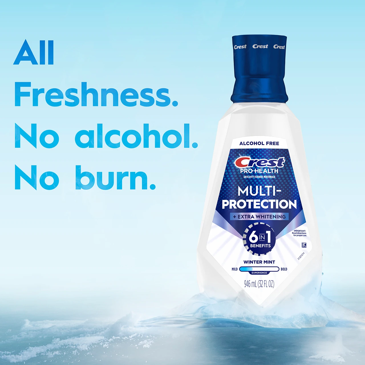 All freshness. No alcohol. No burn