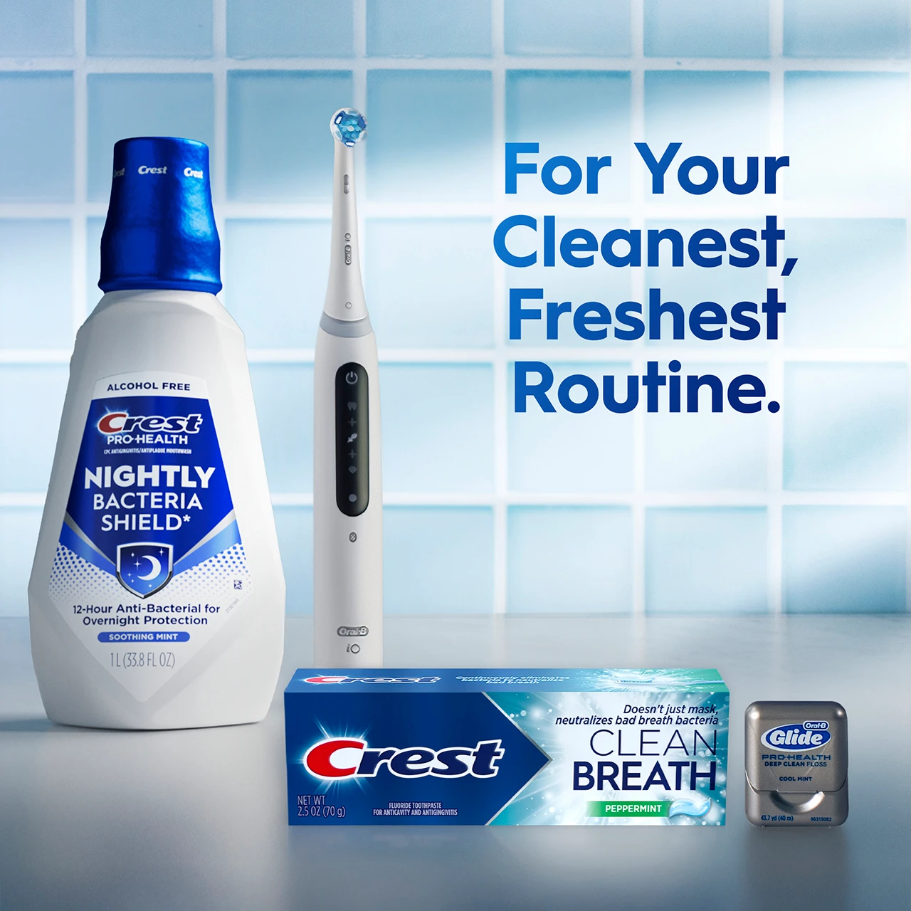 For your cleanest, freshest routine