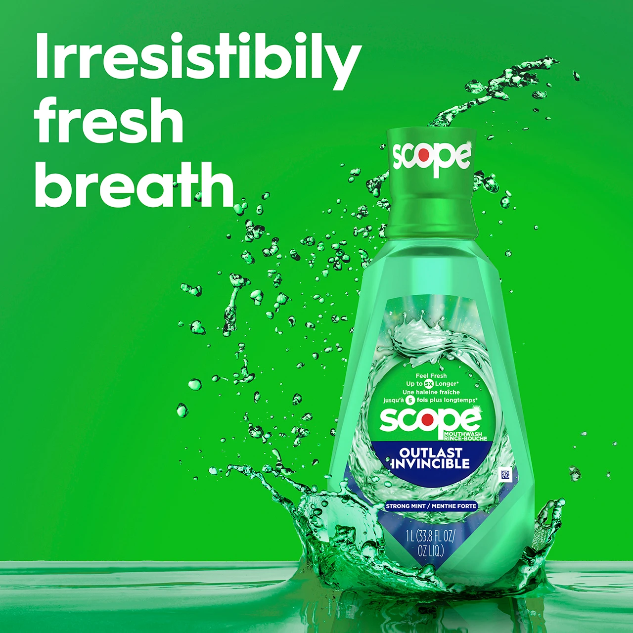 Irresistibily fresh breath