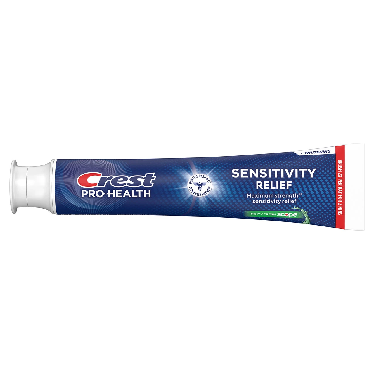 Crest Pro-Health Advanced Sensitivity Whitening Plus Scope Toothpaste tube