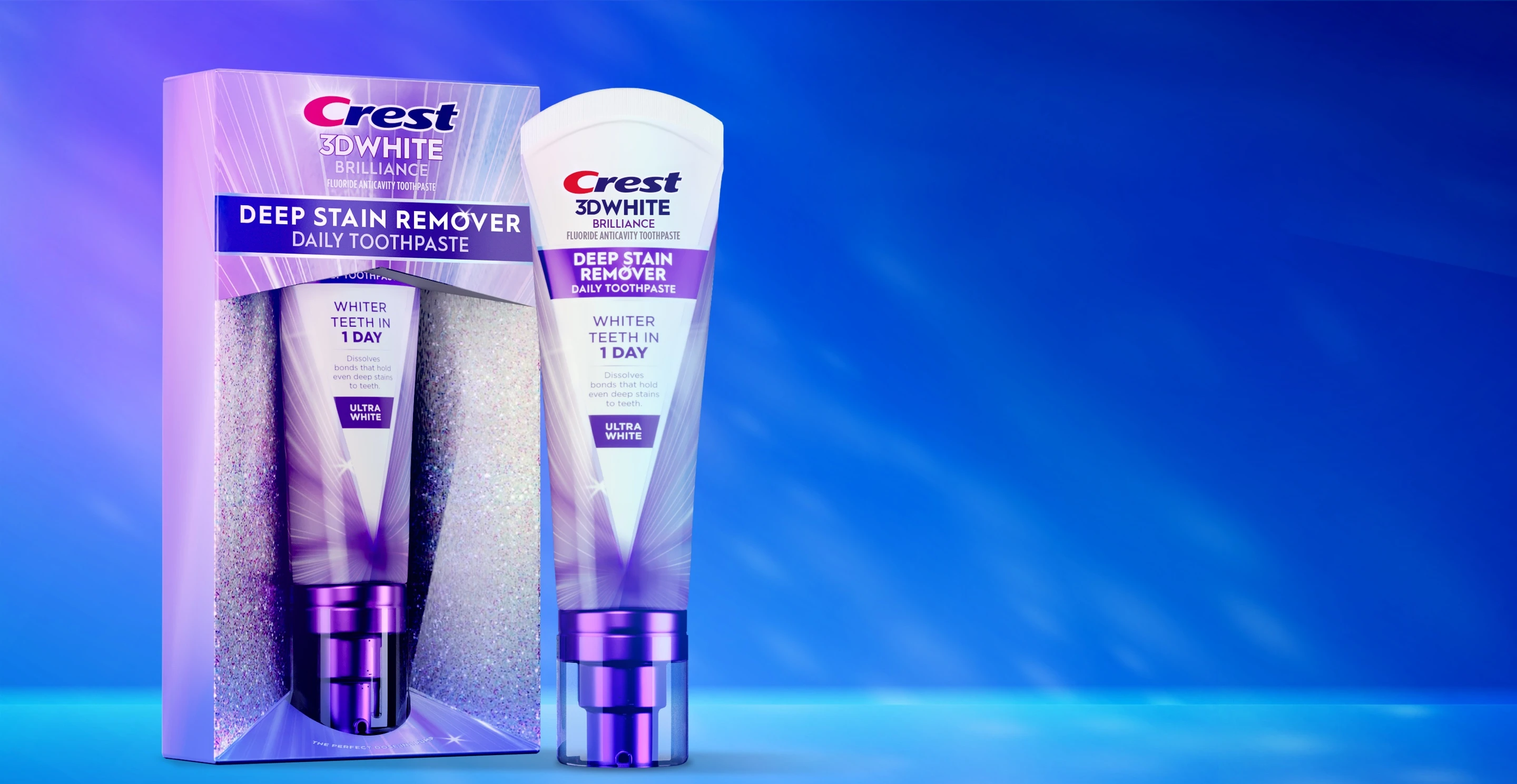 Whiter teeth in one day