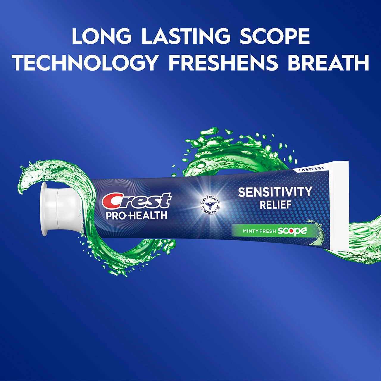 Long lasting scope technology freshens breath
