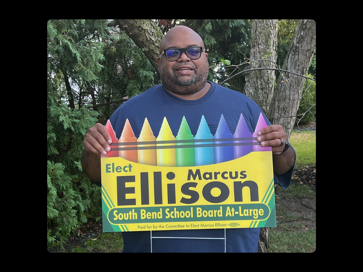 Marcus Ellison Yard Sign
