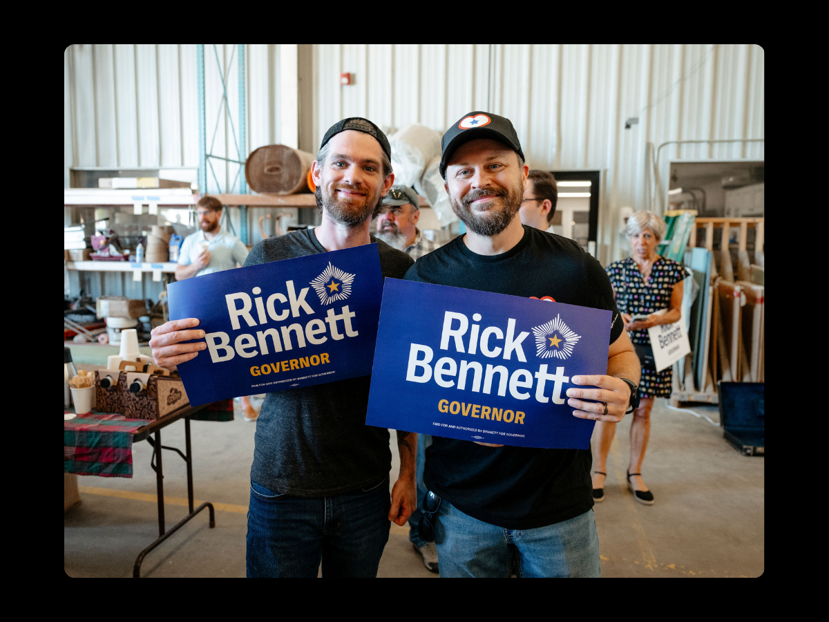 Rick Bennett Campaign Signs
