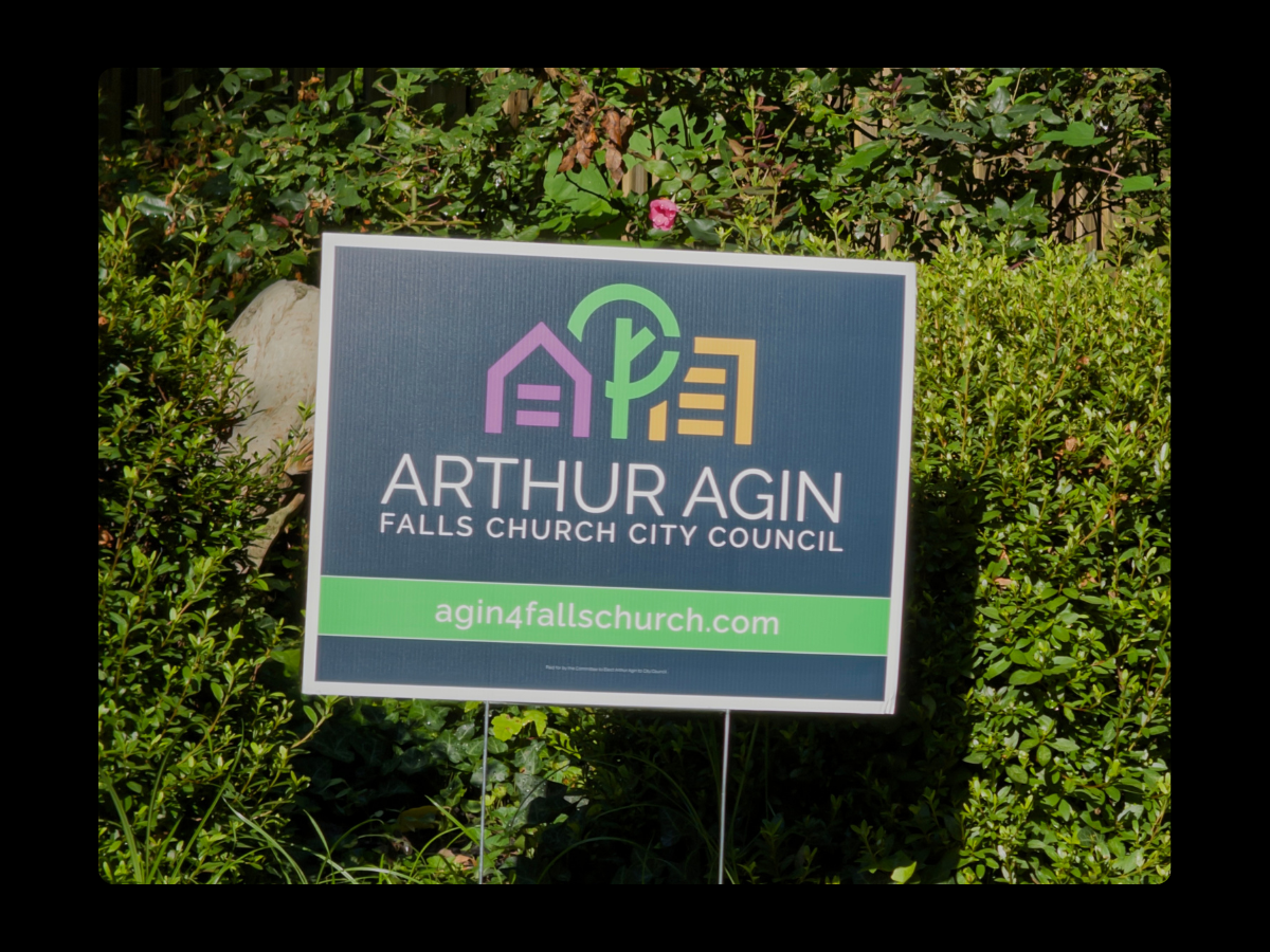 Arthur Agin Yard Sign