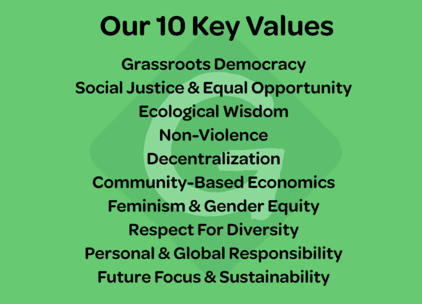 10 Key Values