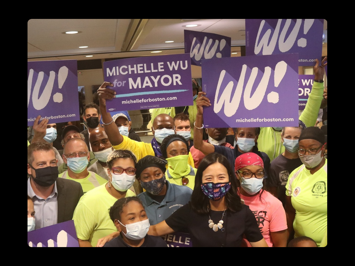 Michelle Wu Campaign Signs