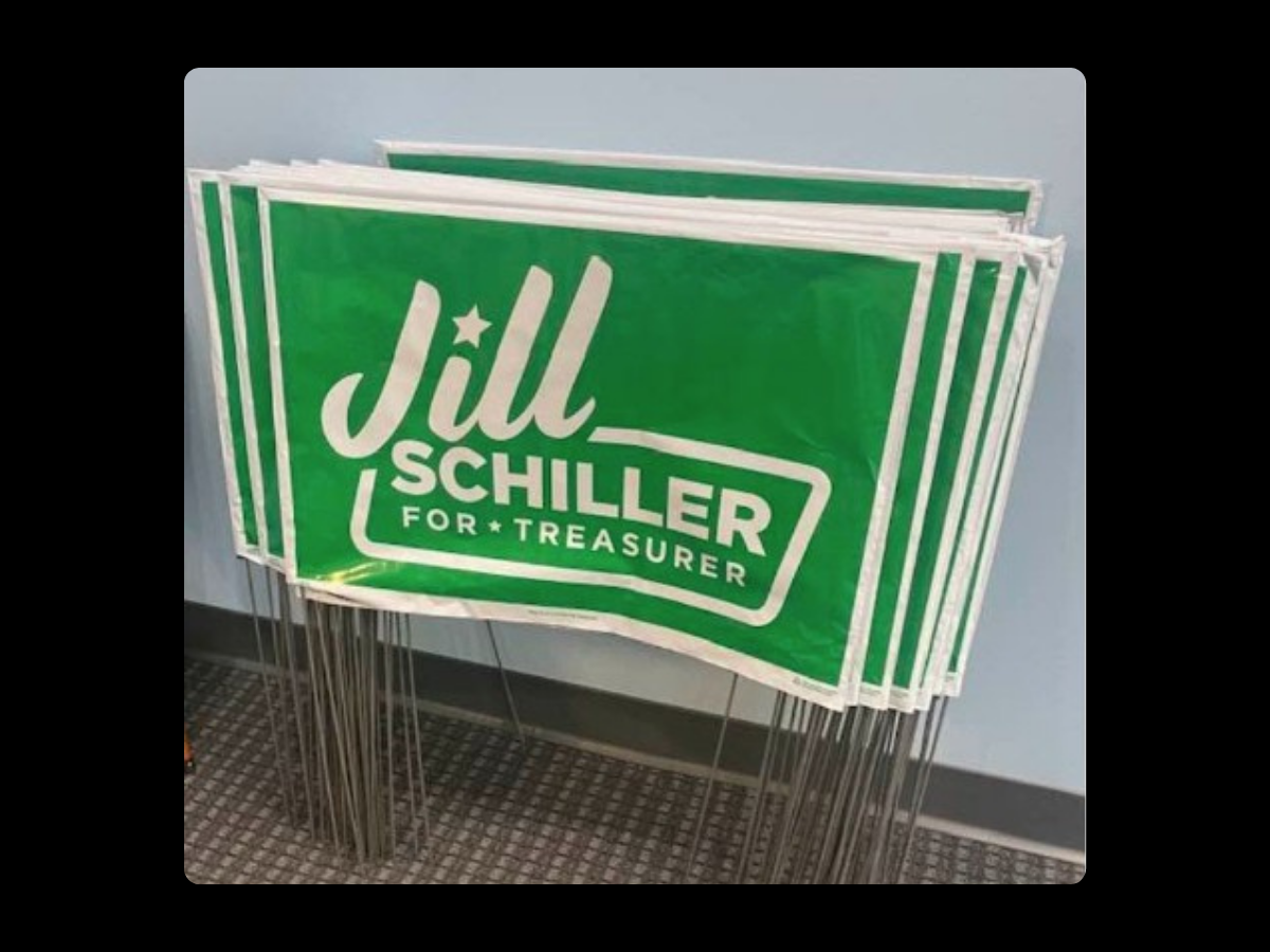 Jill Schiller Yard Sign