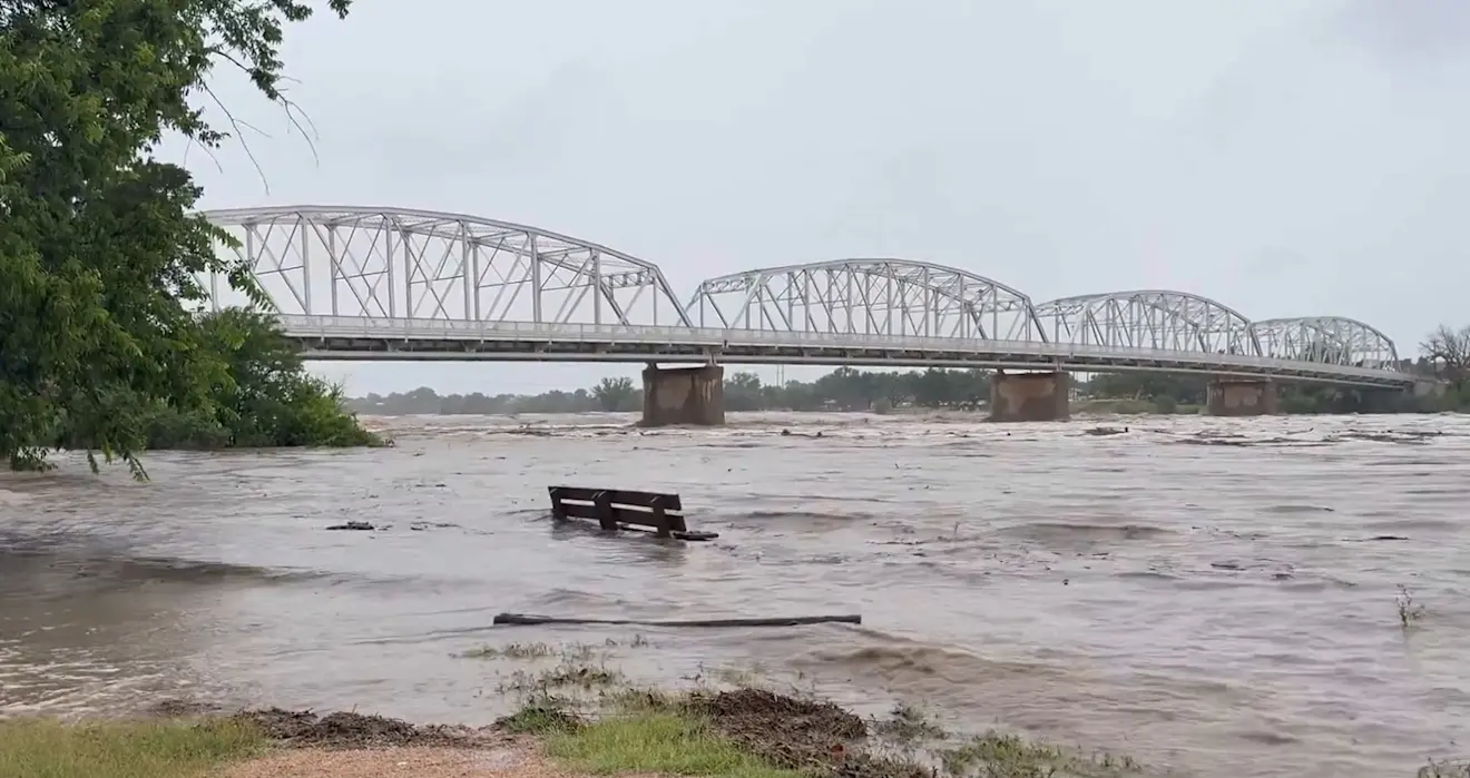 De overstromingen in Texas - Still uit video