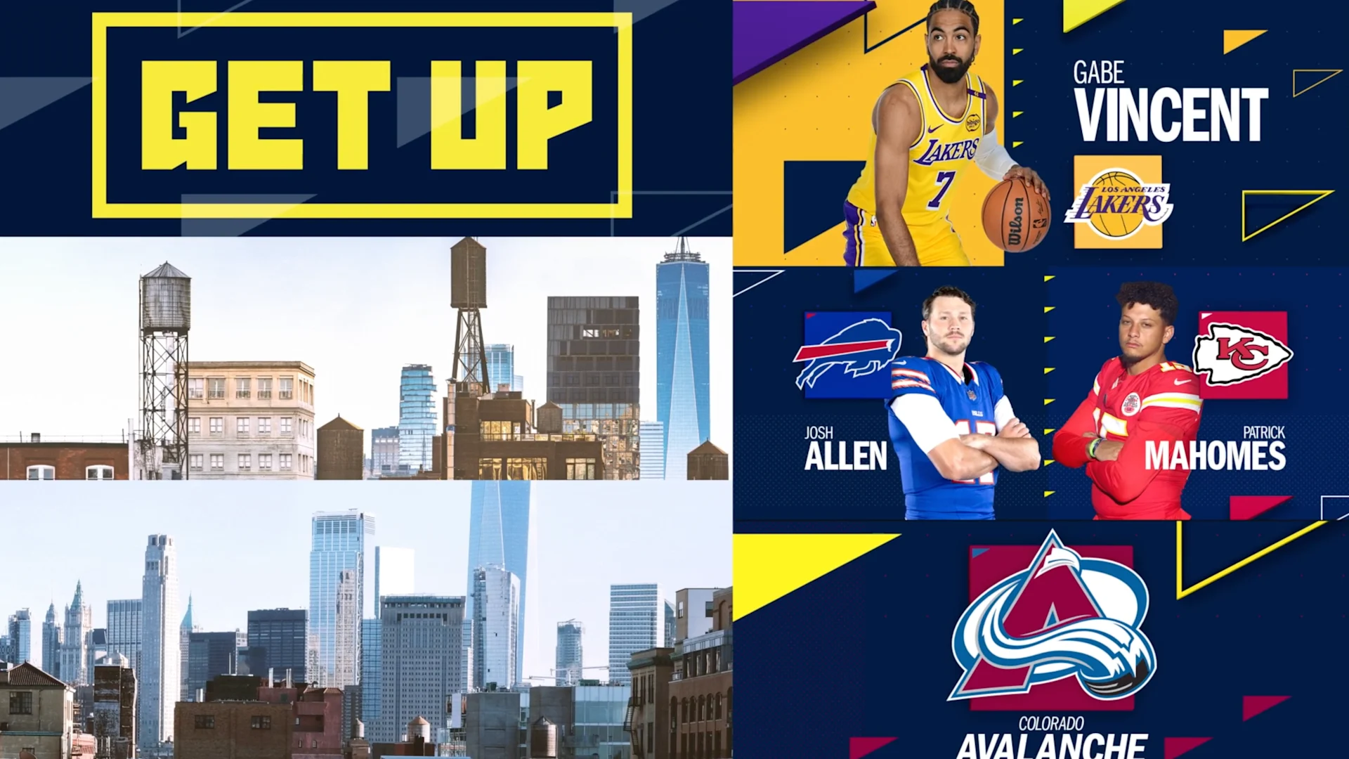 ESPN needed a fresh new look for the launch of their new New York headquarters at 7 Hudson Square when they moved into the new studios this summer. BGSTR refreshed the in-studio graphics for two of their biggest hits as part of the move— ‘Get Up’ and ‘First Take’.