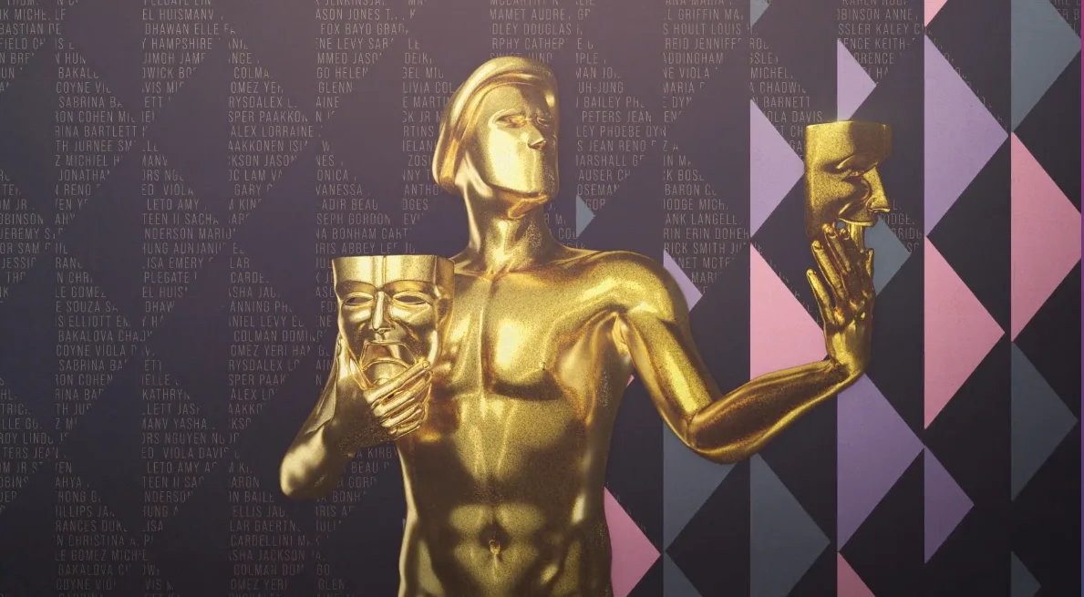 For the 2021 SAG Awards, we got back in the ring with our friends over at Warner Media and put our heads together to up the ante creatively from years past by combining the glamor of the show while also incorporating the right tone to reflect COVID’s impact on the industry and the world.