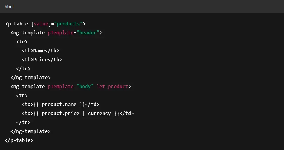 Angular UI Library