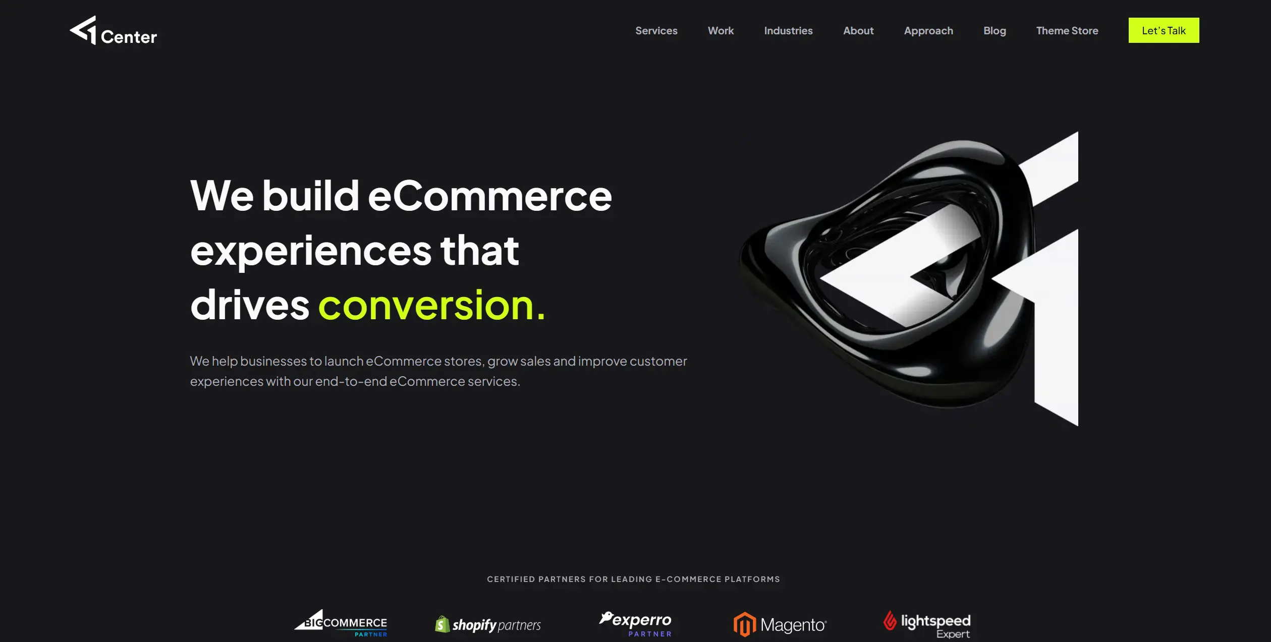 Top 10 BigCommerce Headless Agency Options - 1CENTER