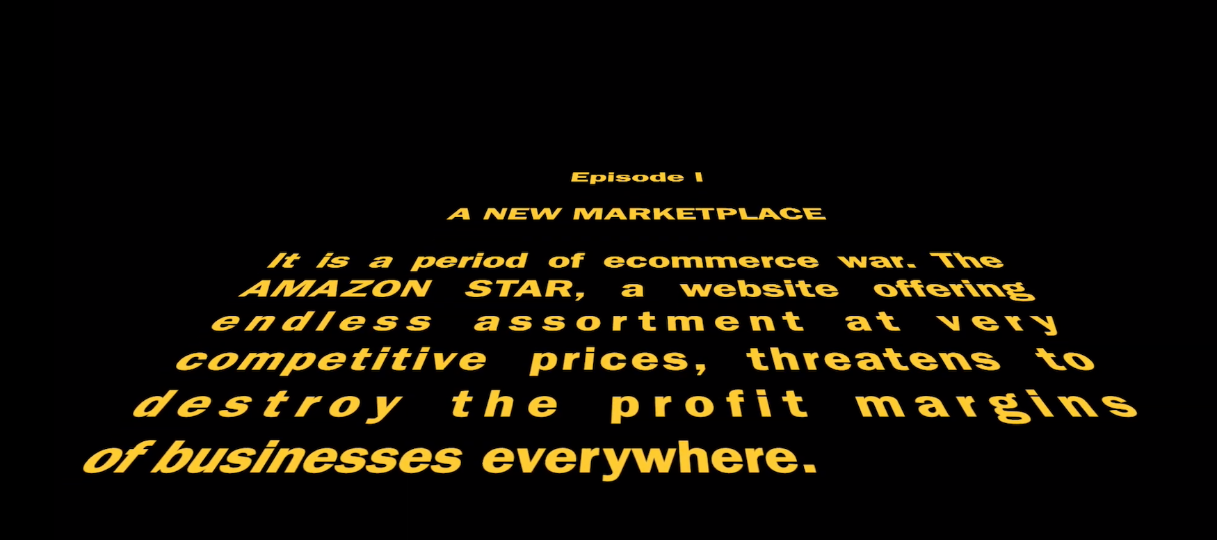 eCommerce Wars, The Amazon Star, and Rebel Warriors Fighting Back