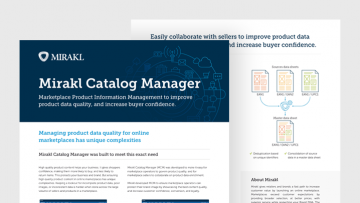 Mirakl Catalog Manager