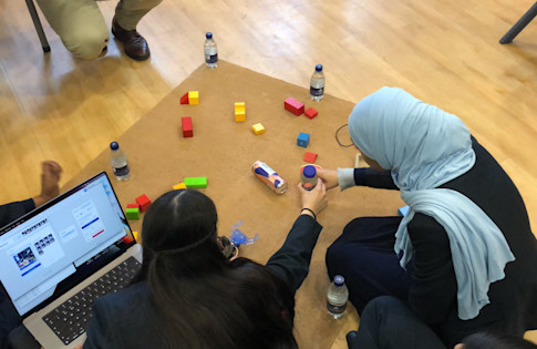 Students at Sarah Bonnell School 2022