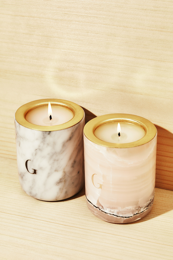Gilded The Marble Candle