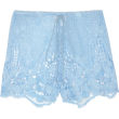 Miguelina Jaya corcheted Cotton-Lace Shorts
