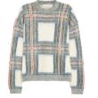 Stella McCartney Plaid-intarsia Knitted Sweater