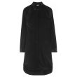 DKNY Oversized Stretch-Silk Crepe de Chine Shirt Dress
