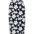 Marni Floral-print Gauze Pencil Skirt