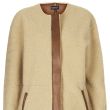 Topshop Faux Shearling Ovoid Jacket