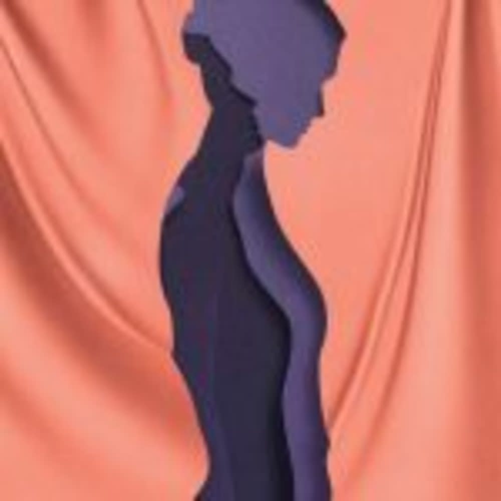 BRCA- gene silhouette image