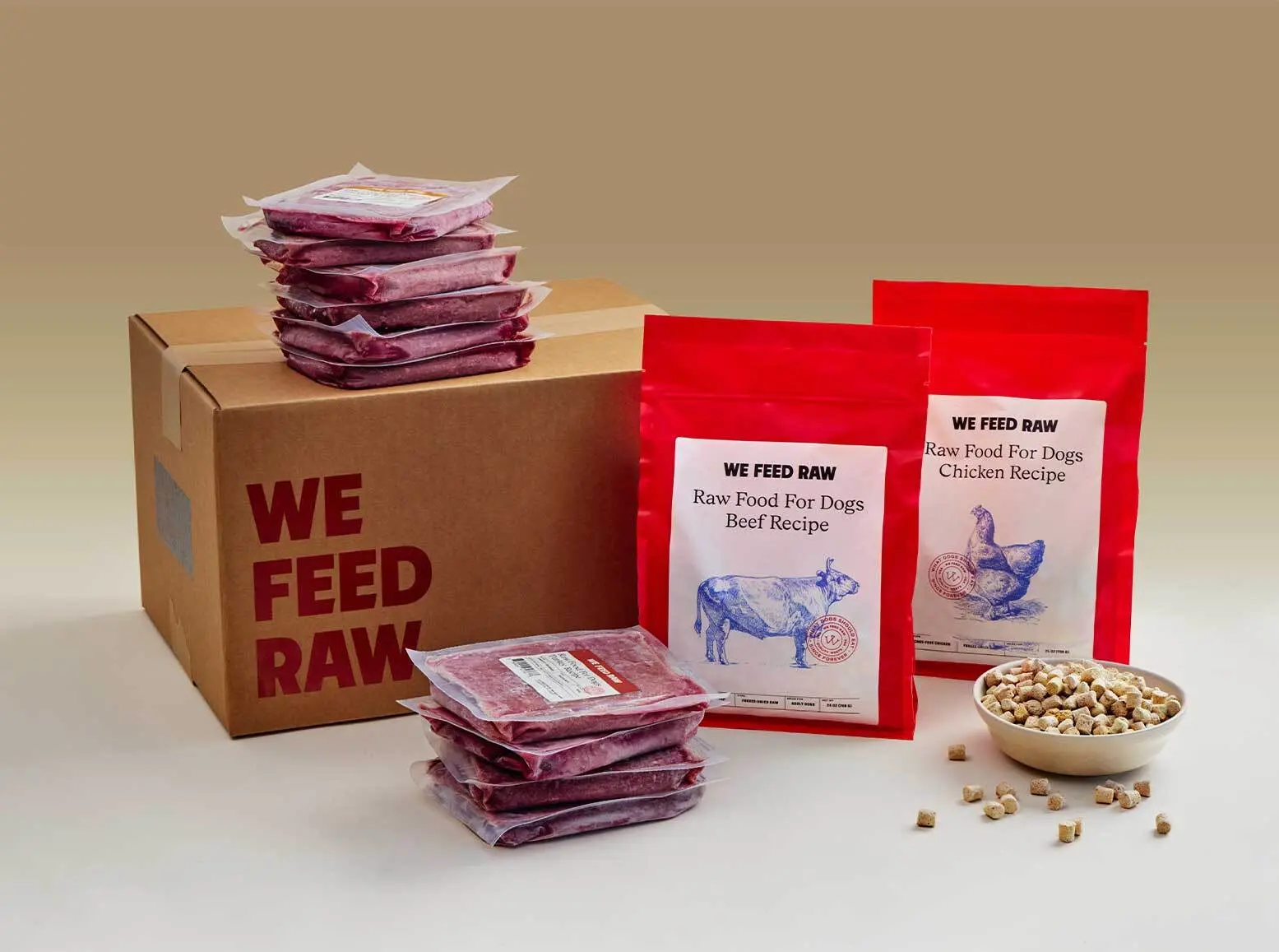 Raw food for dogs by We Feed Raw