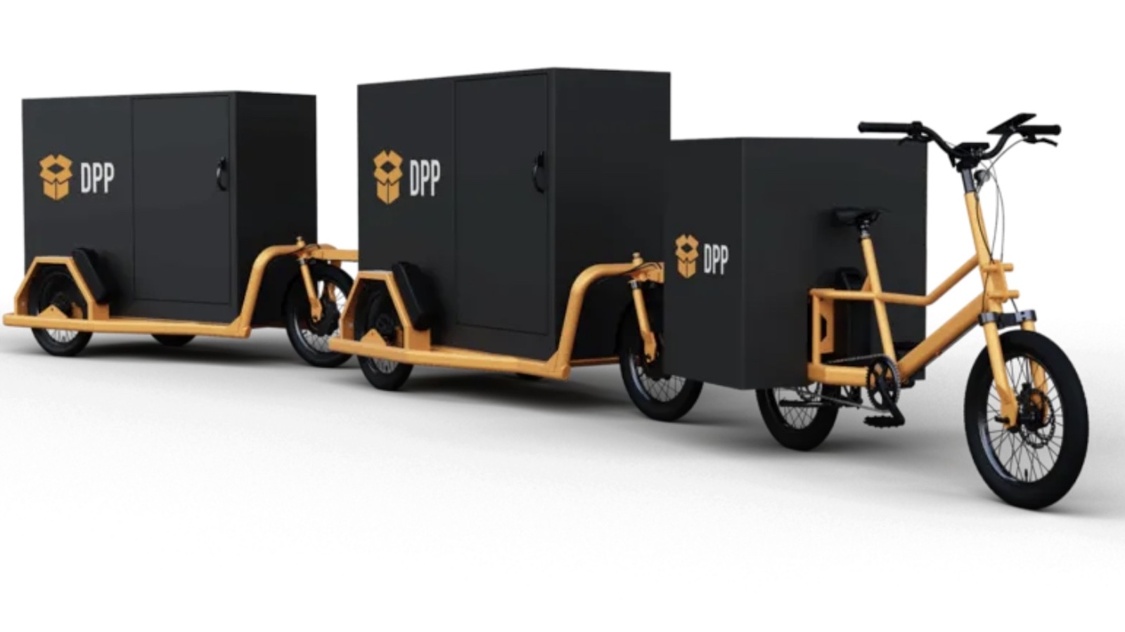 π This Electric Bike Cargo "Train" Can Pull 1,000 Lbs