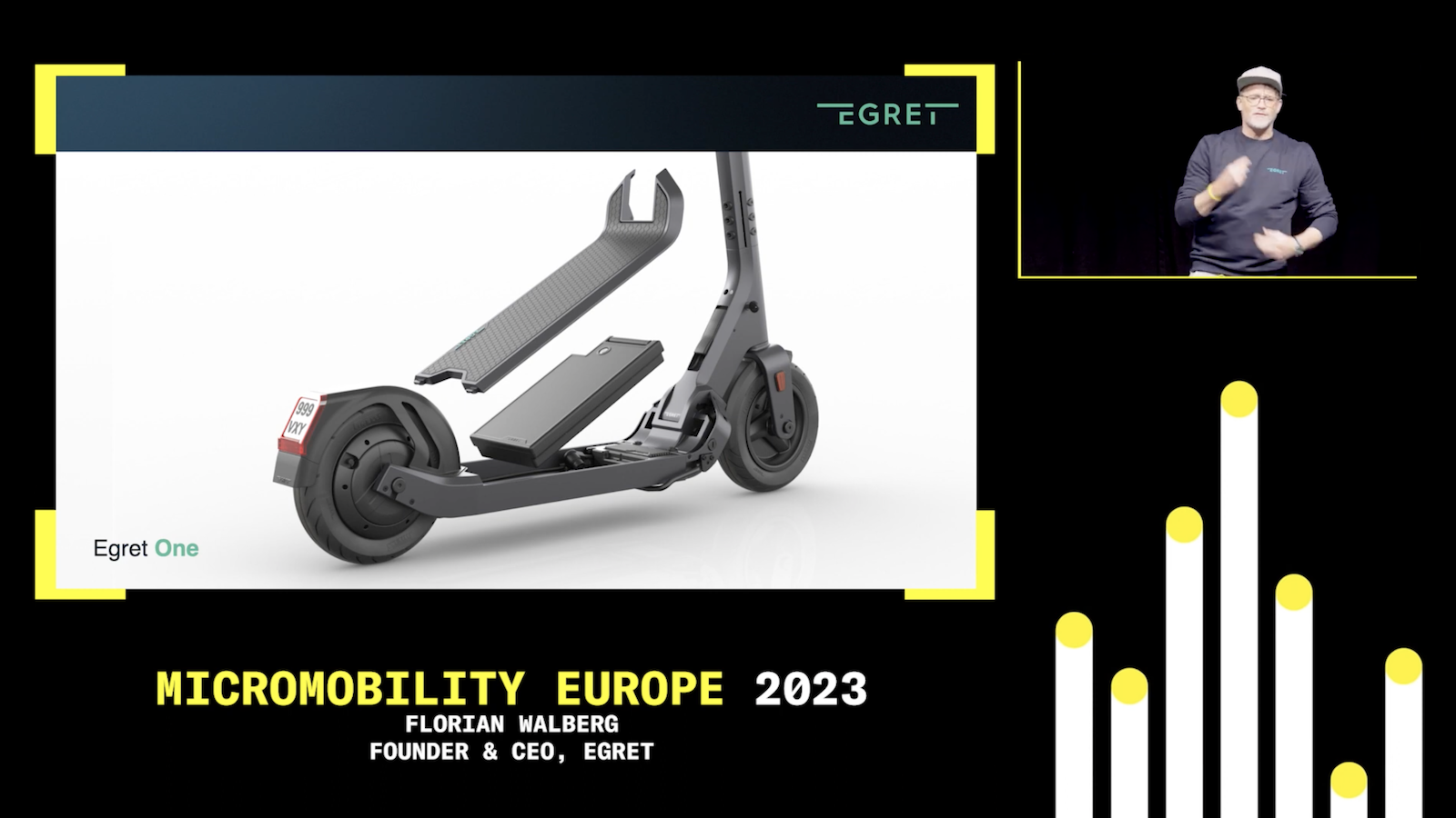 Egret Showcases the Stunning Egret One Electric Scooter