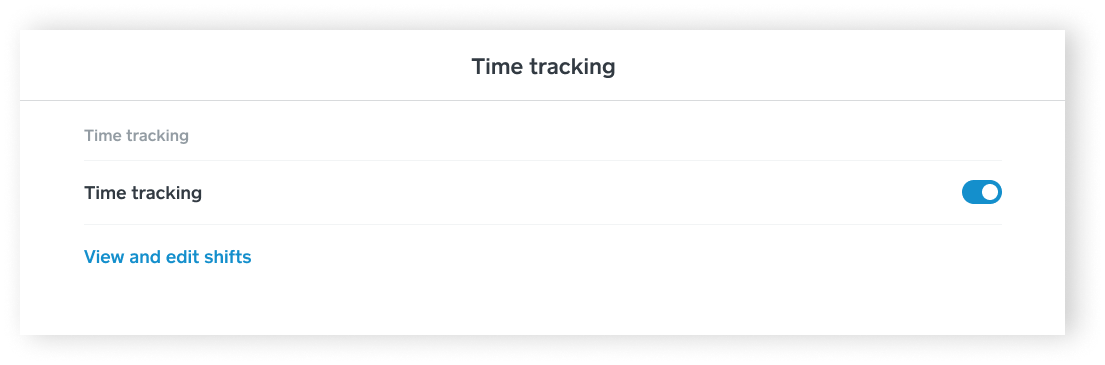 SPOS - Time Tracking Settings - iPad - EN