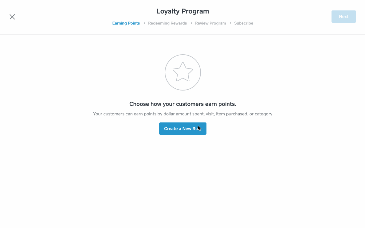 Promotional eGift Card Order Screen