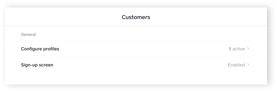SPOS - Customers Settings - iPad - EN