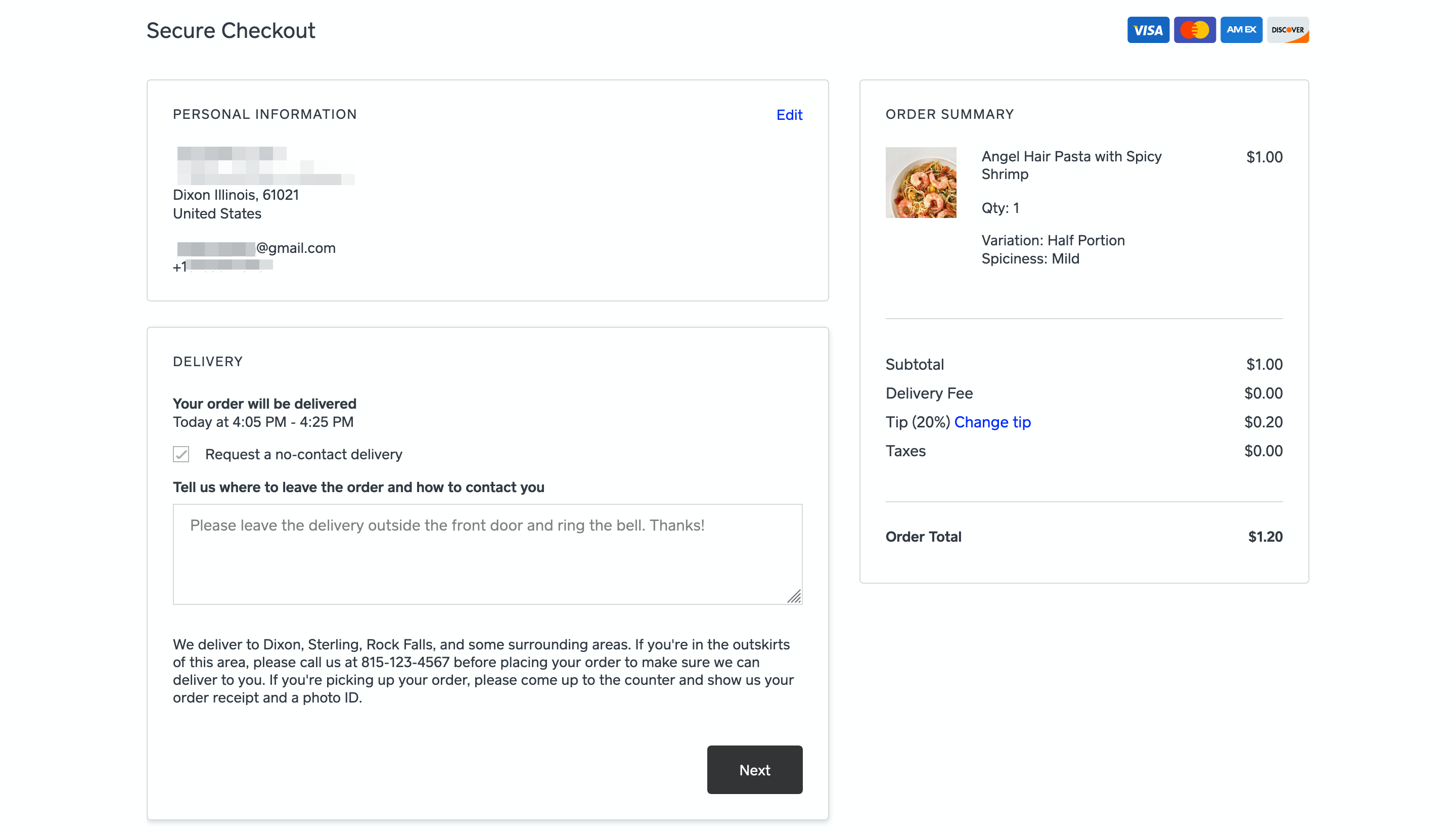 sos-delivery-checkout-page