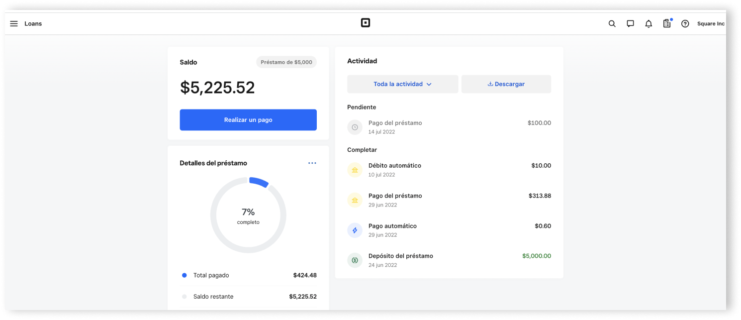 Loan Dashboard Repayment
