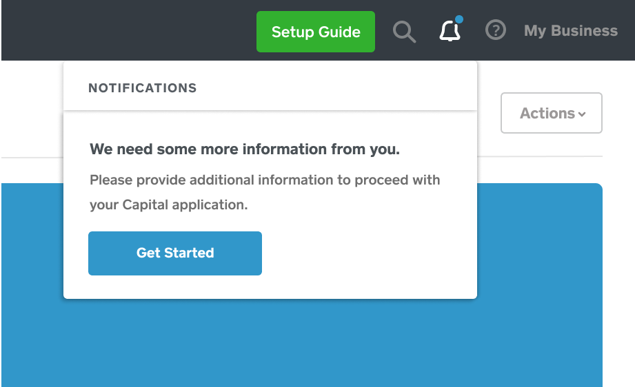 Capital Information Request